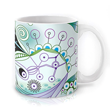 Mugs by ©/CAM, danish designer Camilla Laub http://camcreative.dk