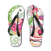 Flipflops by ©/CAM, danish designer Camilla Laub http://camcreative.dk