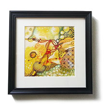 Miniart for partyfavors by ©/CAM, danish designer Camilla Laub http://camcreative.dk
